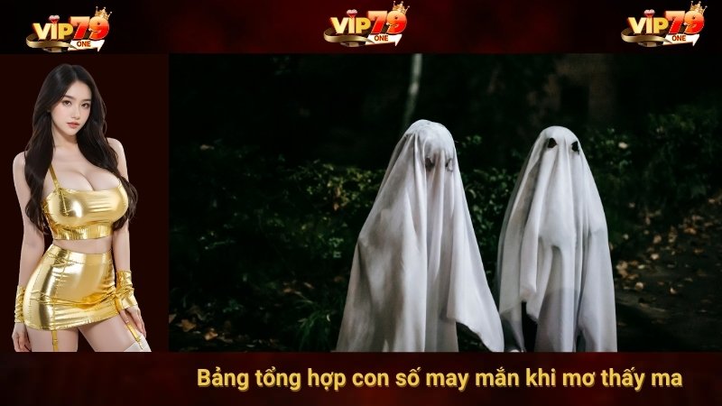Bảng tổng hợp con số may mắn khi mơ thấy ma