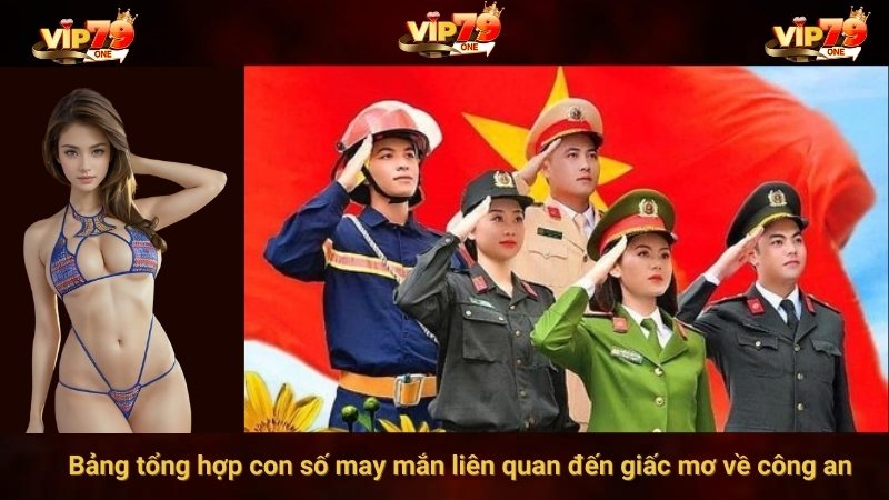 Bảng tổng hợp con số may mắn liên quan đến giấc mơ về công an